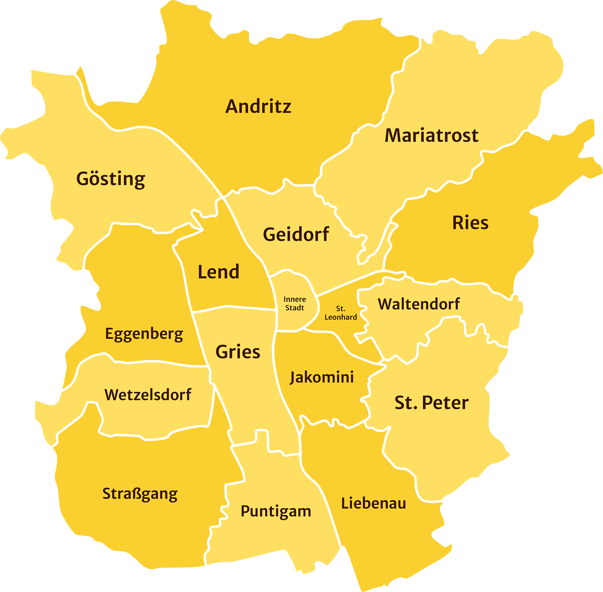 Umzug Graz Bezirke