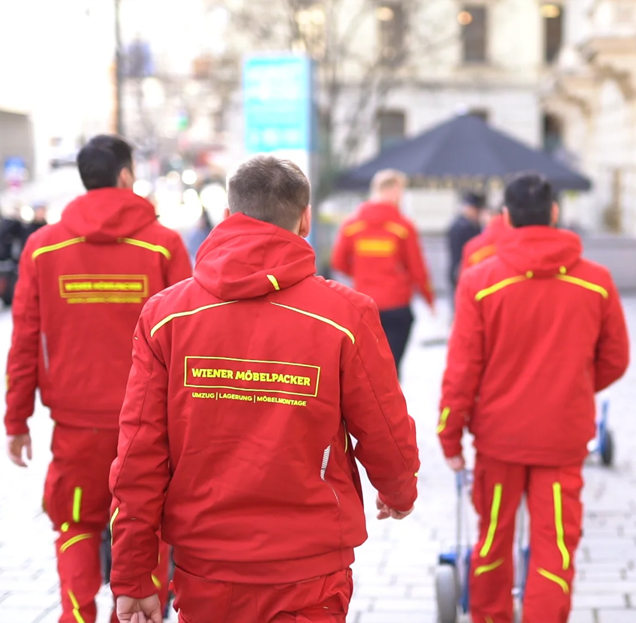 Organisation Wien–Berlin Umzug